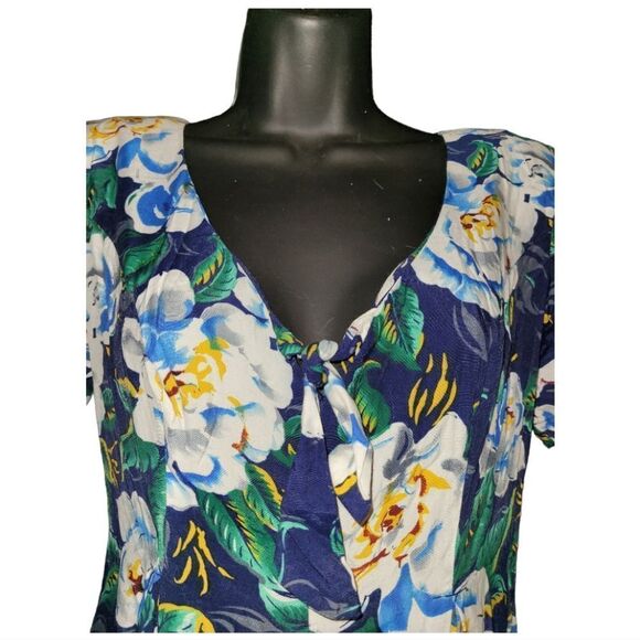 Vintage 70's Joni Blair Floral Romper Size 3 - Picture 2 of 8